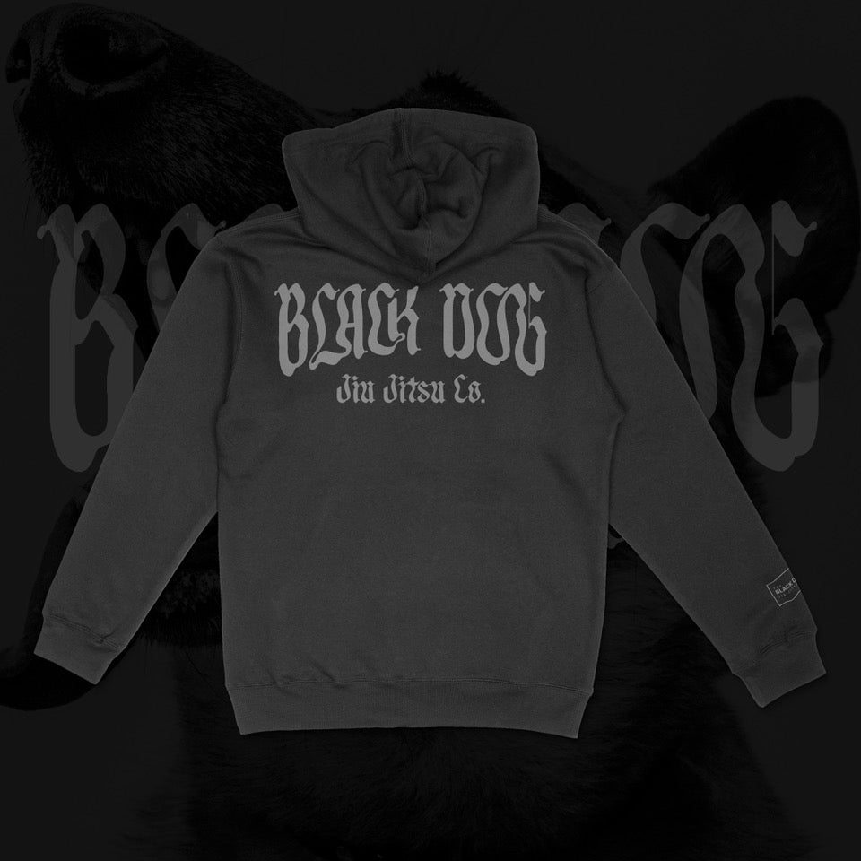 Black Dog Black Hoodie