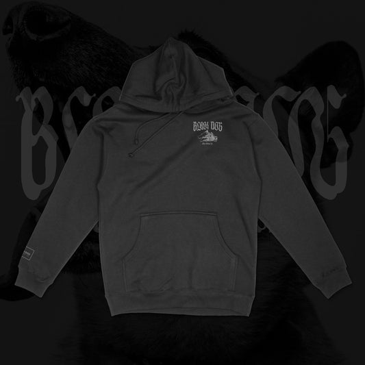 Black Dog Black Hoodie